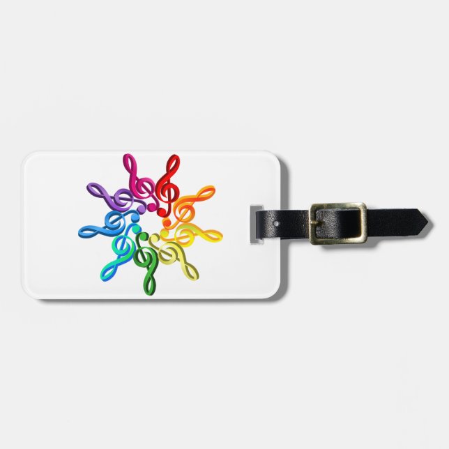 Trebel klaver i märkre för ett mönsterbagage bagagebricka (Horisontell Framsida)