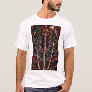 trebladigt svärd t shirt