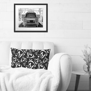 Treble Clef Hearts Music Dekorativ kudde