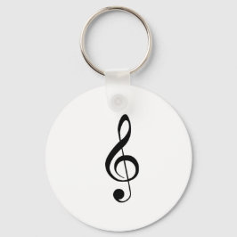 Treble Clef Keychain Nyckelring