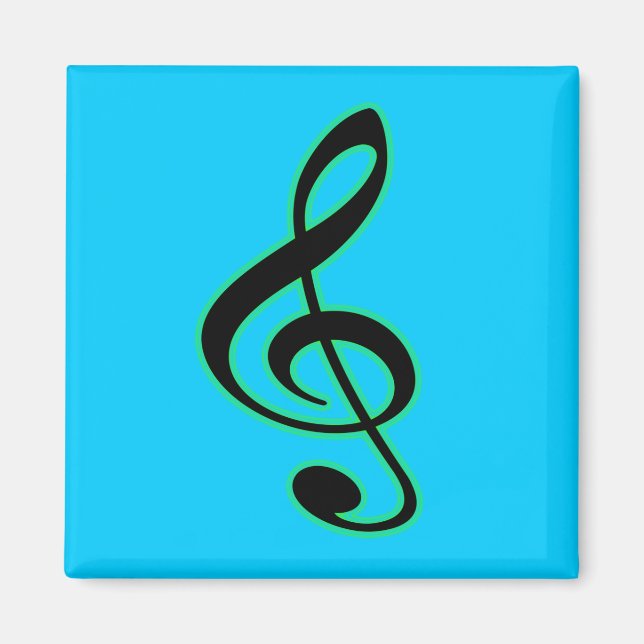 Treble Clef Magnet (Framsidan)