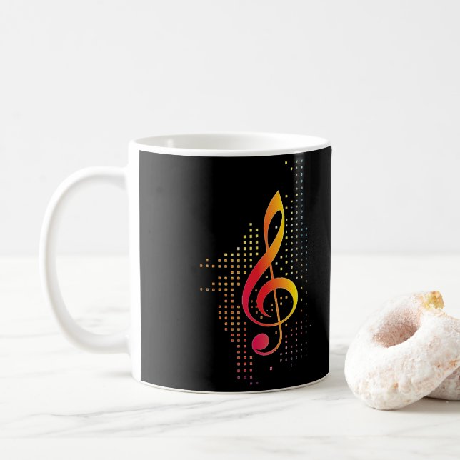 Treble Clef Music Kaffemugg (Med munk)