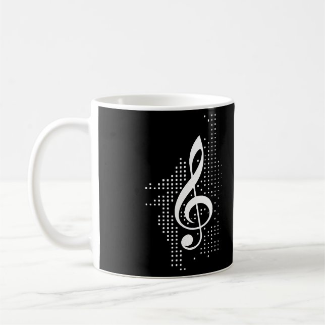 Treble Clef Music Kaffemugg (Vänster)