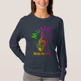 Treble Clef Music Sten My Life Color Graphics Tröja