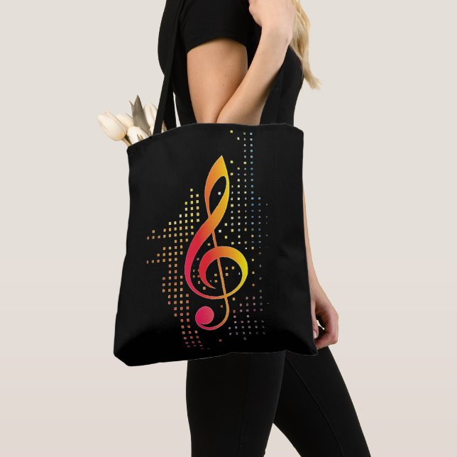 Treble Clef Music Tygkasse (Närbild)