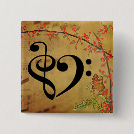 Treble Clef Musical Heart Lakan Music Knapp