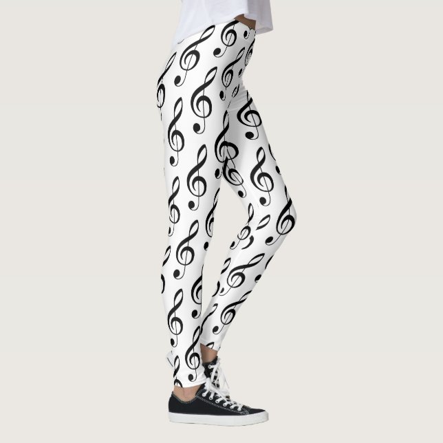 Treble Clef Musical Leggings (Höger)