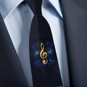 Treble Clef Necktie Slips