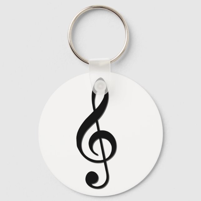 Treble Clef Nyckelring (Framsida)