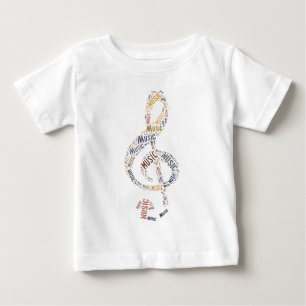 Treble Clef Ord Art T-shirt