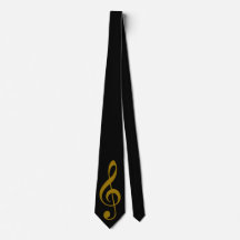 Treble Clef Tie