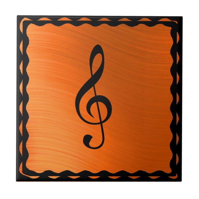 TREBLE CLEF-TILE KAKELPLATTA (Framsidan)