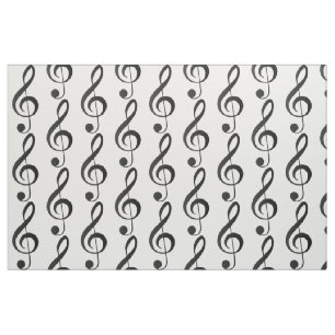 Treble Clef Tyg