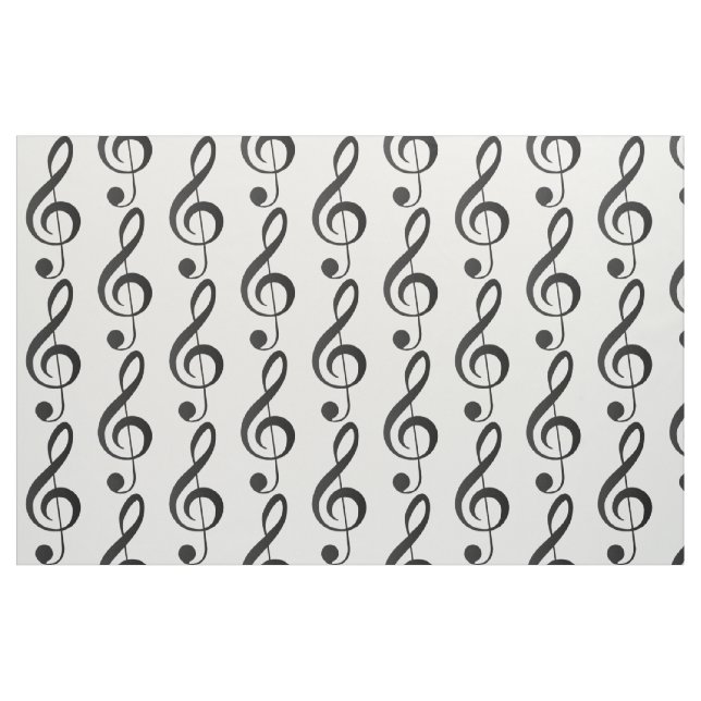Treble Clef Tyg (Fat Quarter)