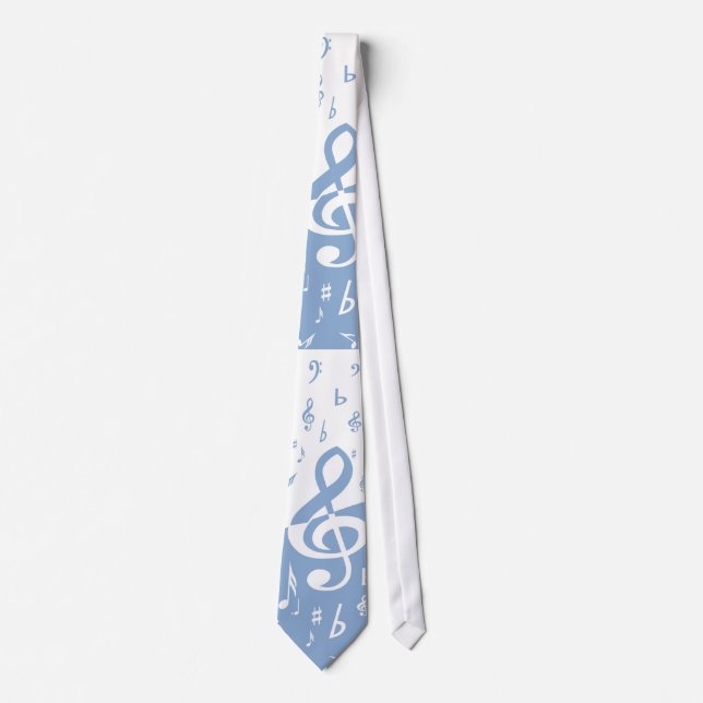 Treble Clef Wave Himlar Blue and White Slips (Framsida)