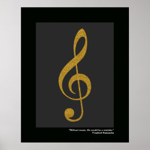 Treble-färg Poster
