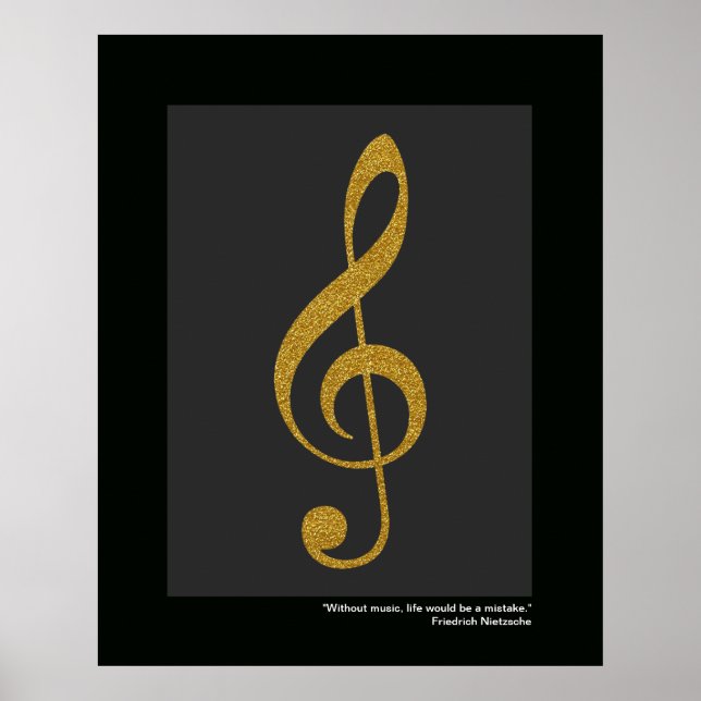 Treble-färg Poster (Framsidan)
