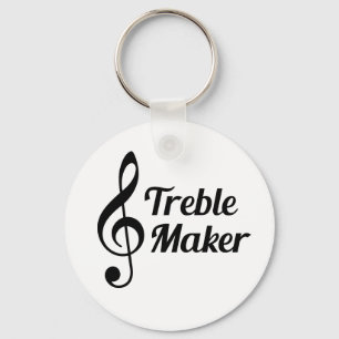 Treble Maker Musical Humor Nyckelring