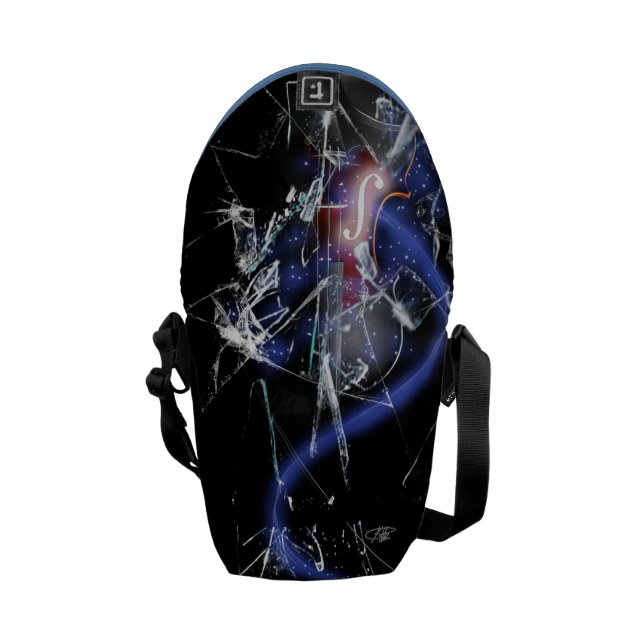 Trebleavbrott Messenger Bag (Öppen Baksida)