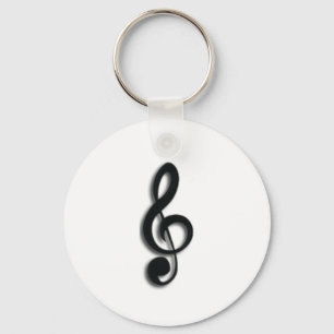 Trebleklav Keychain Nyckelring