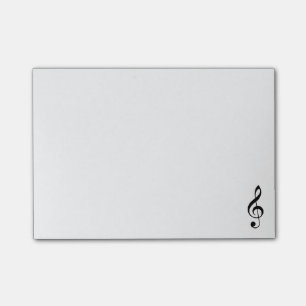 Trebleklav som Posta-det noterar Post-it Block