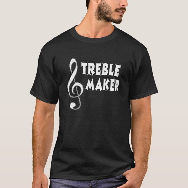 Trebletillverkare (mörk dräkt) t shirt (Framsida)
