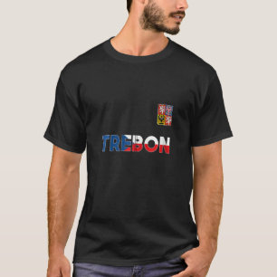 Trebon Czech Heart Flagga Lejon Jacka av Arm T Shirt