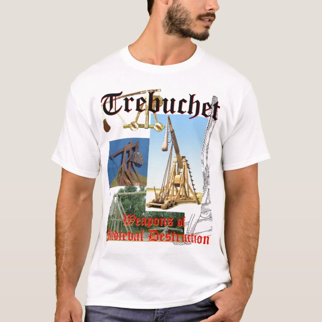 Trebuchet! (Ljusa skjortor) T-shirt (Framsida)