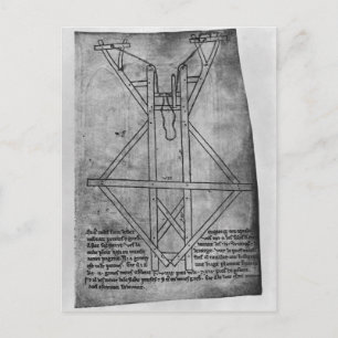 Trebuchet, maskin för att kasta pilar vykort