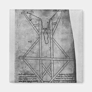 Trebuchet maskin som kastar pilar magnet