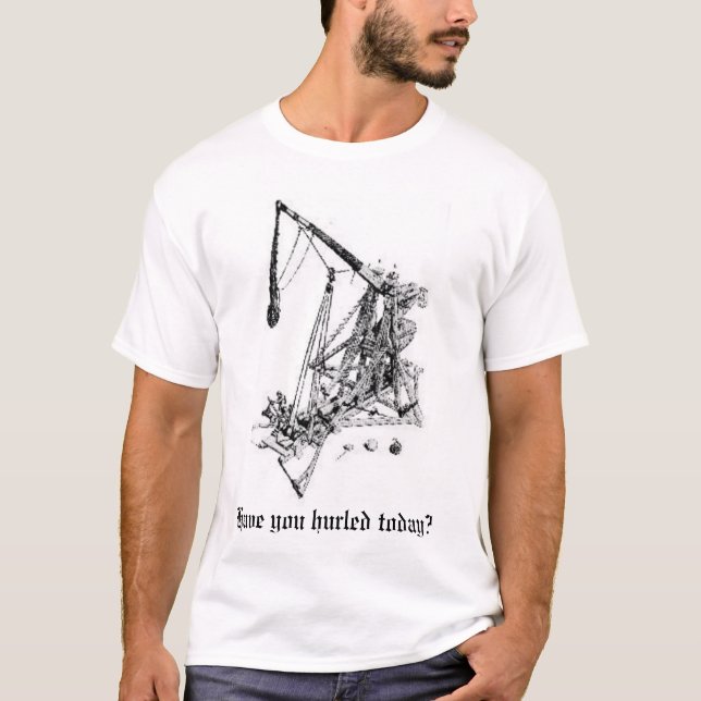 Trebuchet skjorta tee shirt (Framsida)