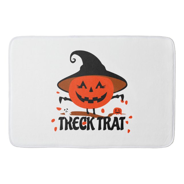 Treck Trat Pumpkin Smiling Badrumsmatta (Framsidan)
