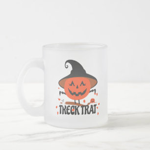 Treck Trat Pumpkin Smiling Frostad Glasmugg