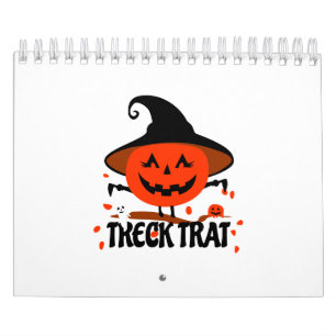 Treck Trat Pumpkin Smiling Kalender