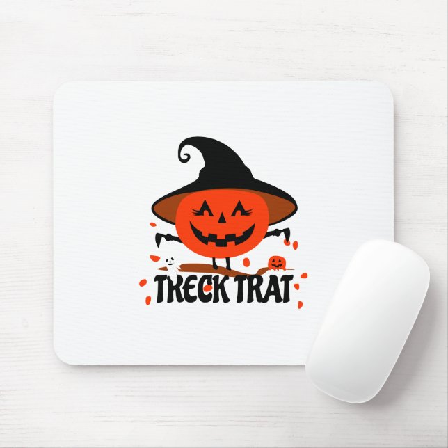 Treck Trat Pumpkin Smiling Musmatta (Med mus)