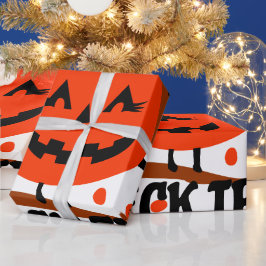 Treck Trat Pumpkin Smiling Presentpapper