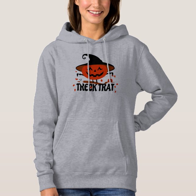 Treck Trat Pumpkin Smiling T Shirt (Framsida)