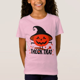 Treck Trat Pumpkin Smiling T Shirt