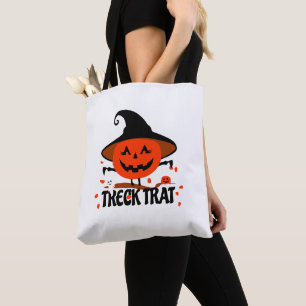 Treck Trat Pumpkin Smiling Tygkasse