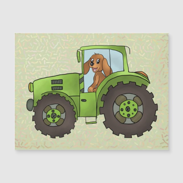 Trecker mit Hund (Framsida)