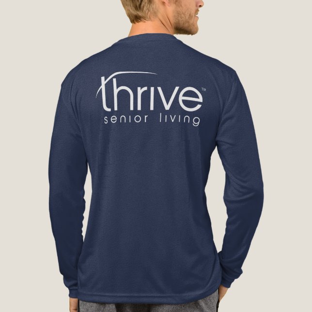 tredelad TShirt-Långärmad T Shirt (Baksida)