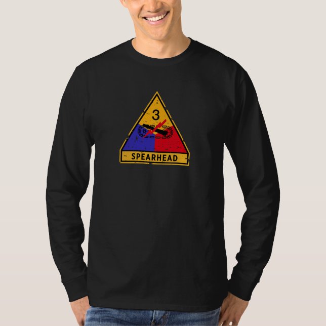 Tredje armédivisionen - USA:s militära "Grunge" Lo T Shirt (Framsida)