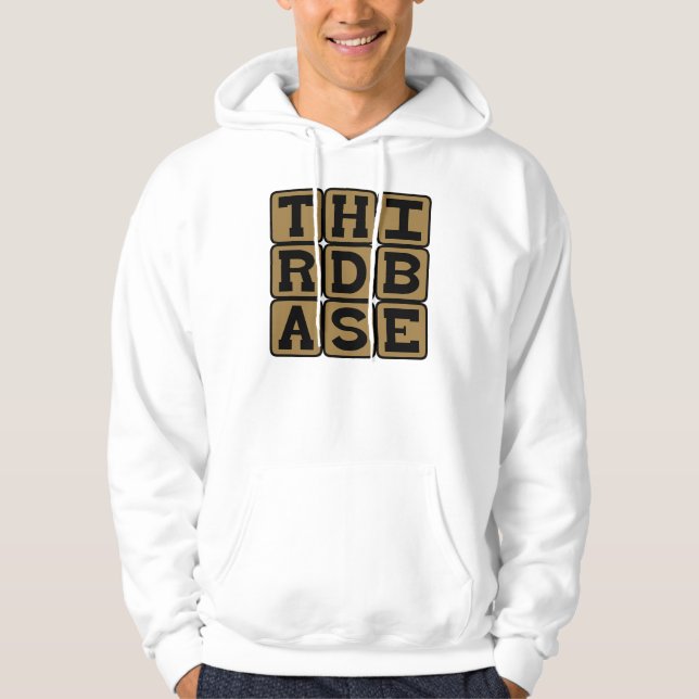 Tredje bas, basebollposition munkjacka (Framsida)