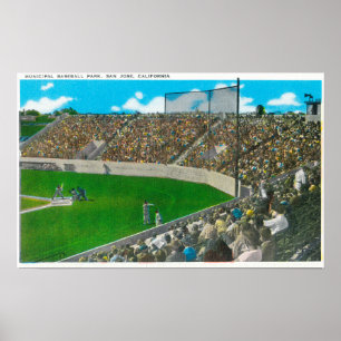 Tredje bas fodrar beskådar av kommunal baseball poster