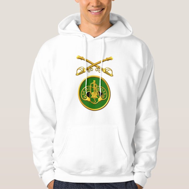 Tredje beväpnad kavalleriregim hoodie (Framsida)
