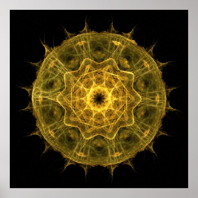 Tredje Chakra - Manipura - Judestaden Poster (Framsidan)