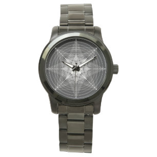 Tredje dimensionella sakrala geometri armbandsur