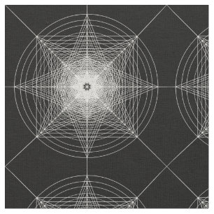 Tredje dimensionella sakrala geometri tyg