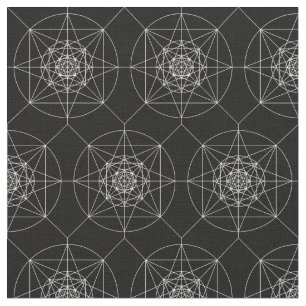Tredje dimensionella sakrala geometri tyg