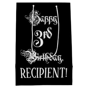 Tredje födelsedagen: Finare, Elegant, skript + ege